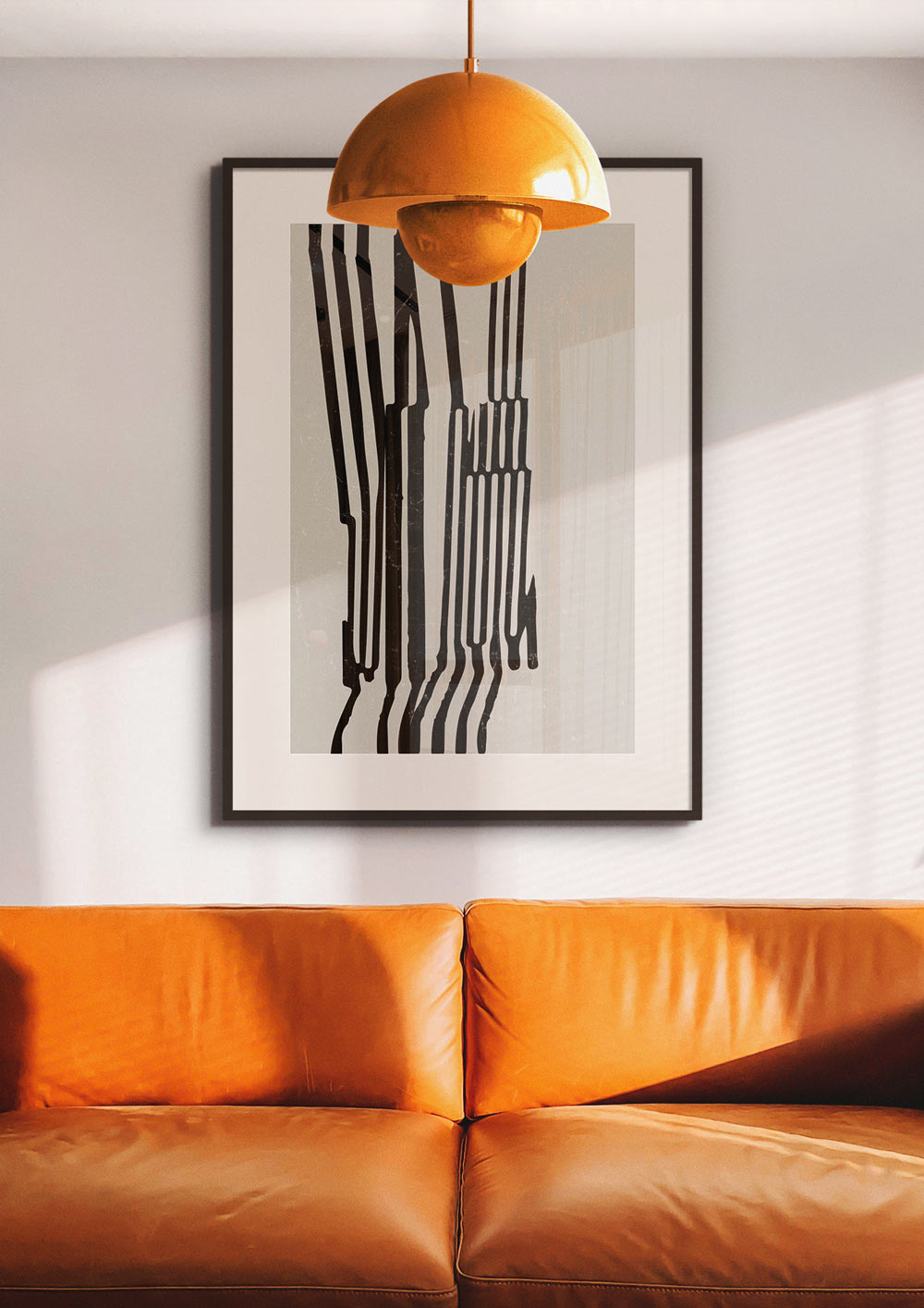 Zebra Crossing Art Print - Minimalist Abstract Black and White Print by Ja.Coba Artist