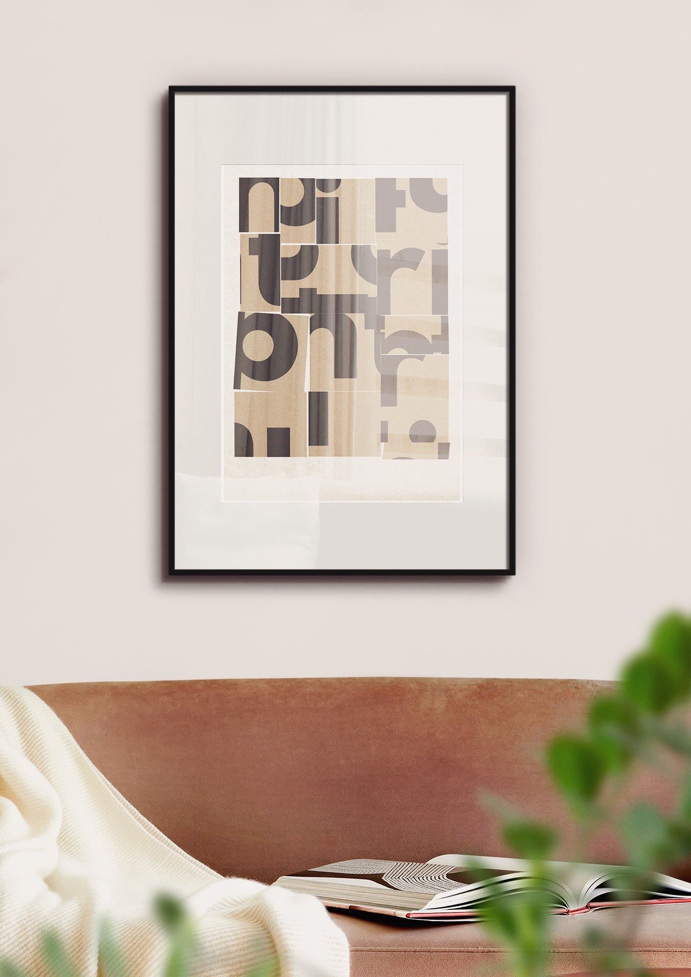 Deconstructive Type Art Print by Ja.Coba