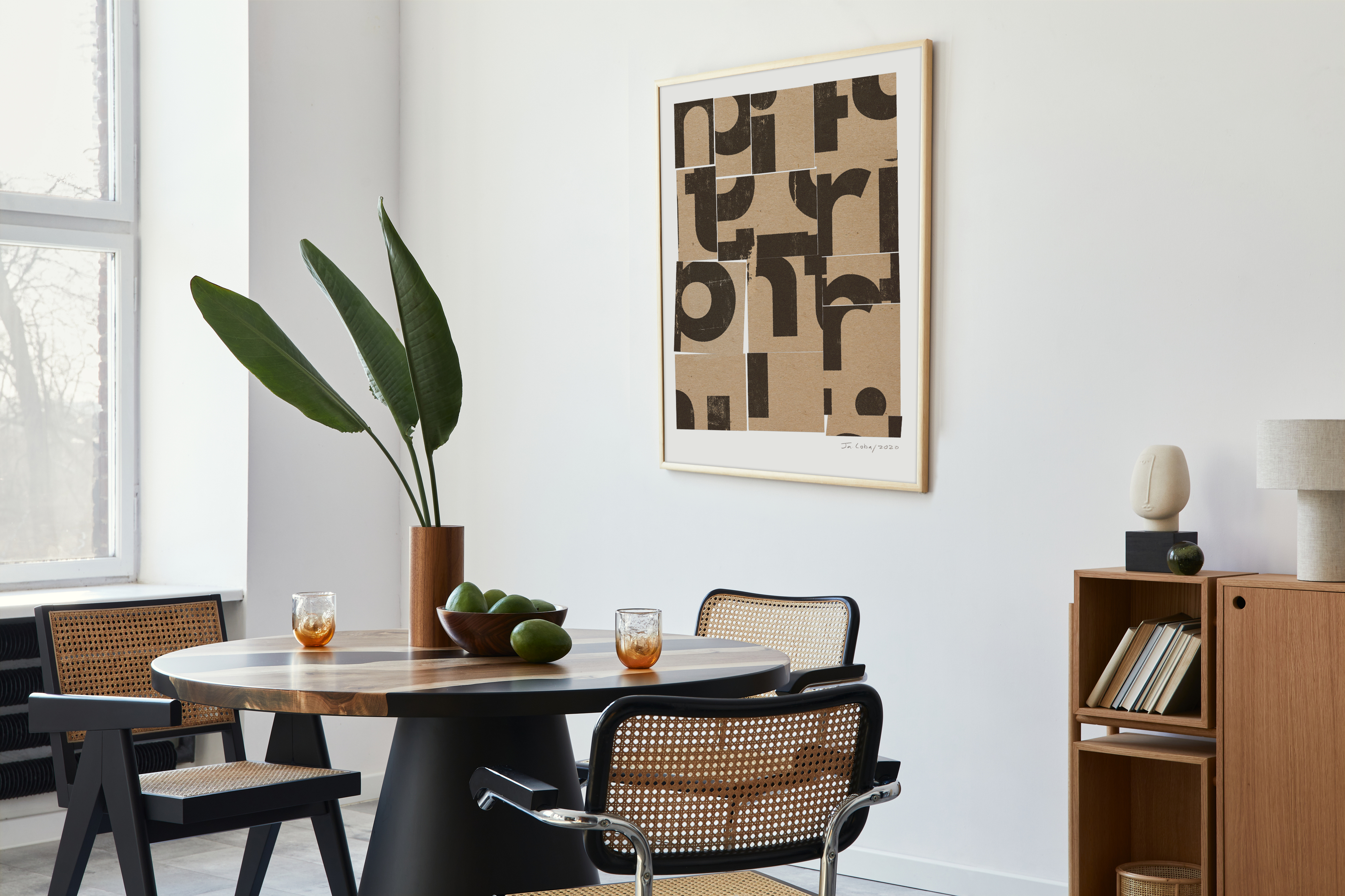 Deconstructive Type Art Print by Ja.Coba