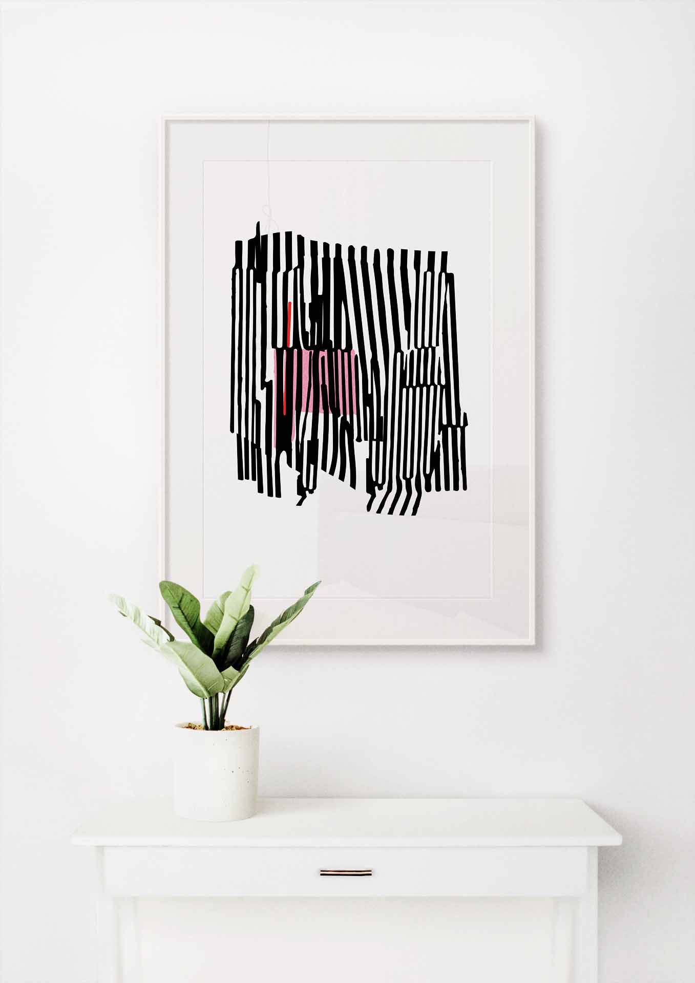 Dazzle Abstract Art Print - Bold Geometric Art by Ja.Coba artist