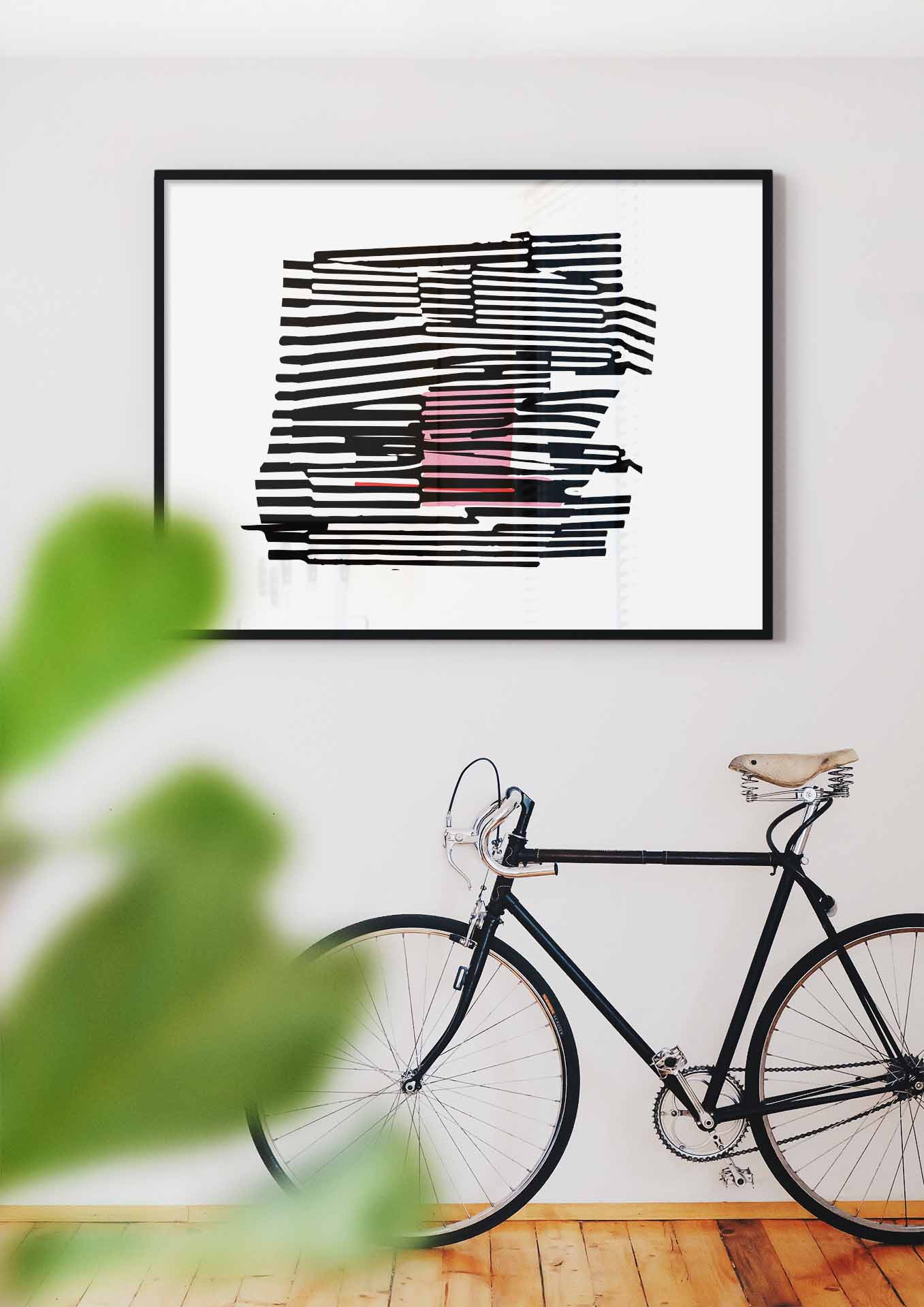 Dazzle Abstract Art Print - Bold Geometric Art by Ja.Coba artist