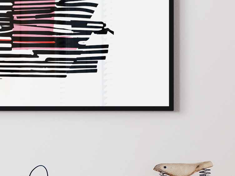 Dazzle Abstract Art Print - Bold Geometric Art by Ja.Coba artist