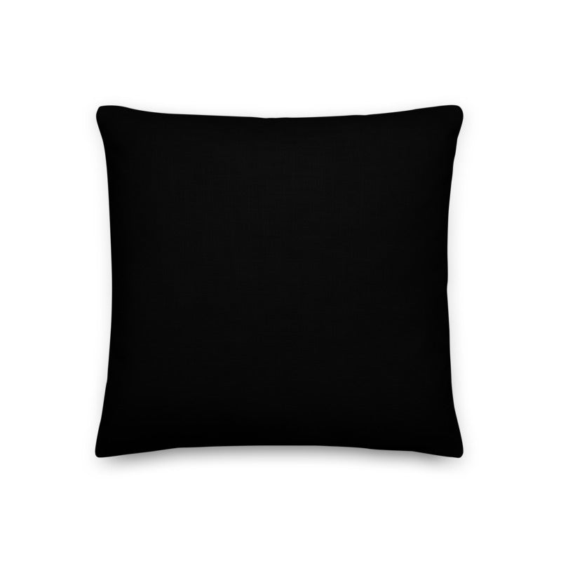 Op-Art RetroSunrise Pillow - Black and White Geometric Lines