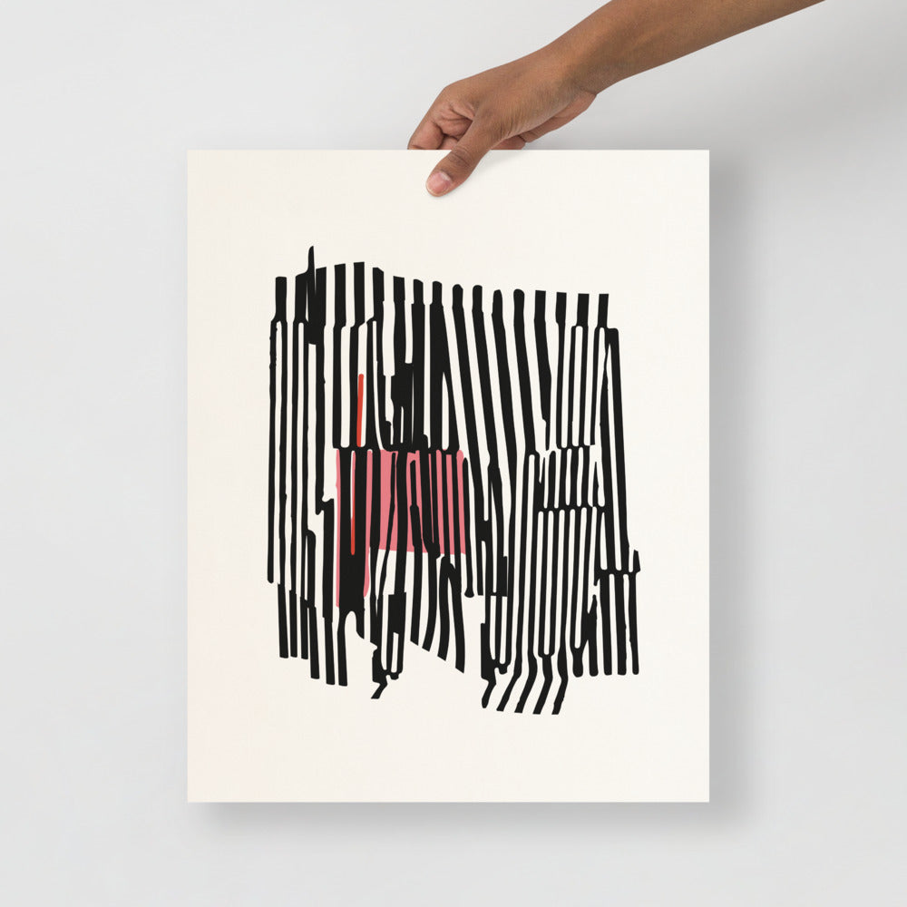 Dazzle Abstract Art Print - Bold Geometric Art by Ja.Coba artist