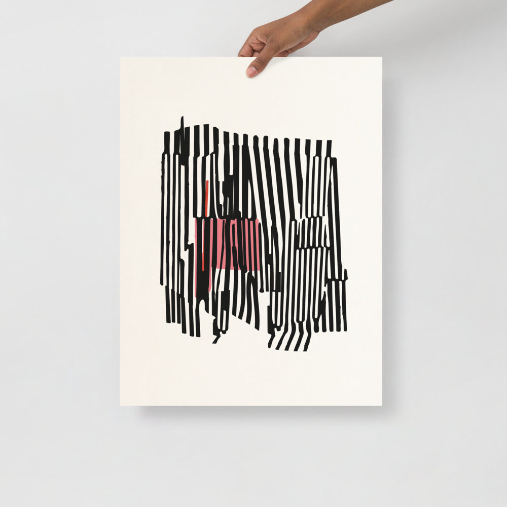 Dazzle Abstract Art Print - Bold Geometric Art by Ja.Coba artist
