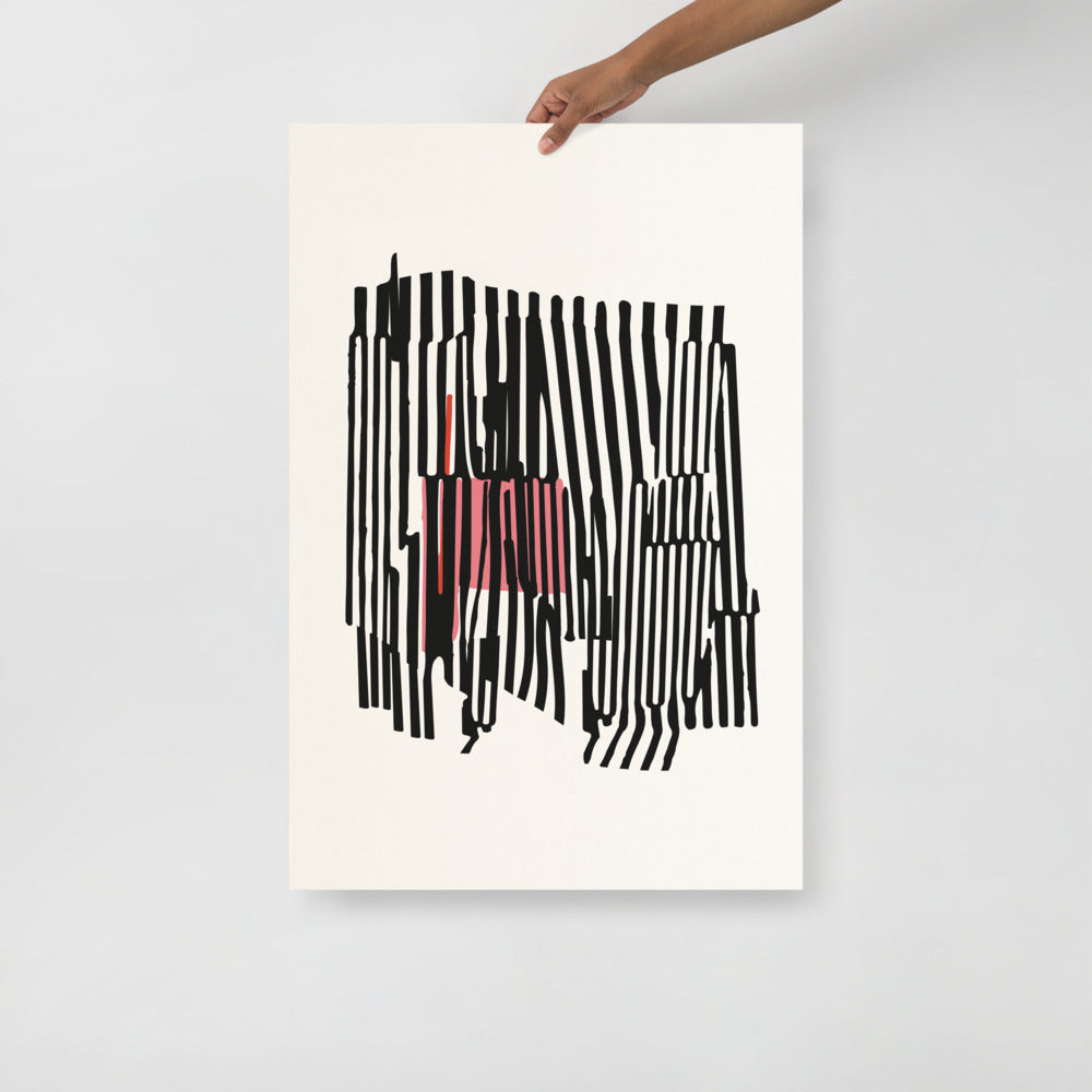 Dazzle Abstract Art Print - Bold Geometric Art by Ja.Coba artist